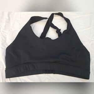 Lole Women’s High Impact Sports Bra Black Adjustable Straps Hook Back L/G